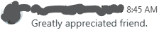 Greatly appreciated friend.