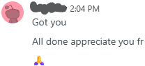 Got you. All done appreciate you fr